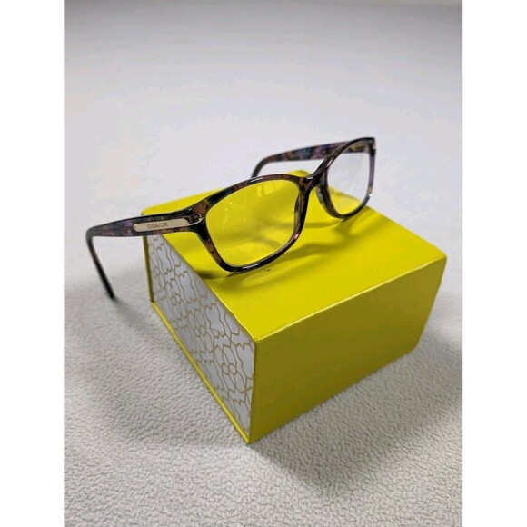 Coach Accessories - Coach Eyeglasses Women's  HC 6065 5288 Confetti Purple 51-17-135 FRAMES ONLY